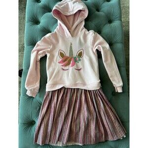 Kate Mack by Biscotti Unicorn Girls Dress size 8